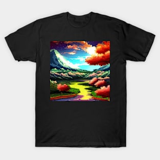 Anime Style Landscape T-Shirt